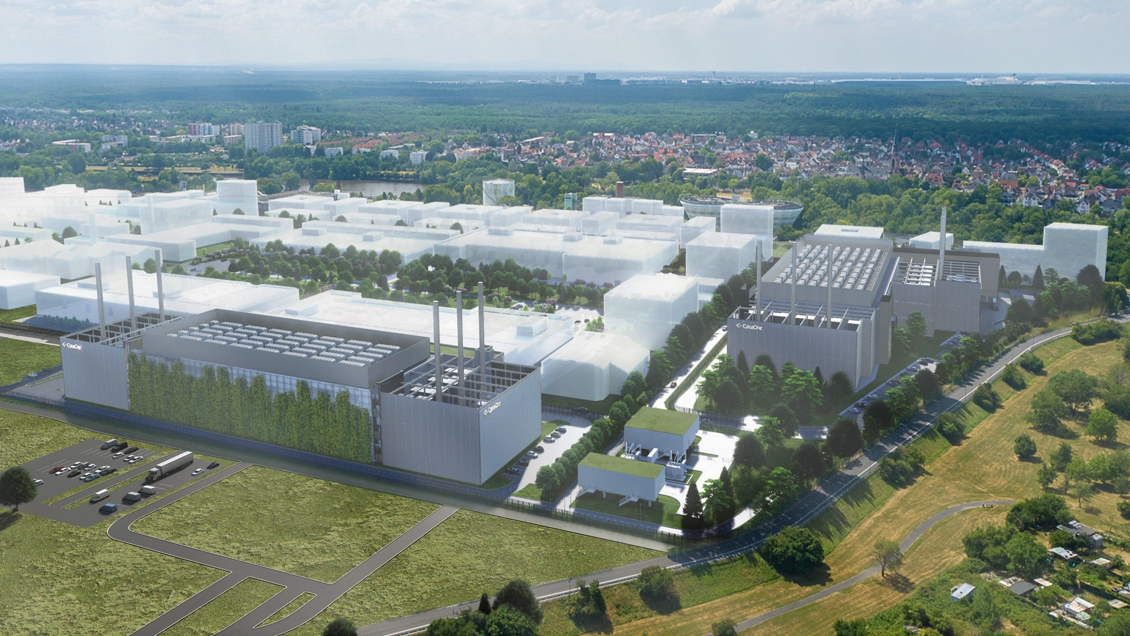 Visualisierung-Rechenzentren CyrusOne-WESTSIDE_Copyright CyrusOne
